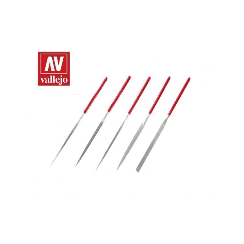 Vallejo Hobby Tools - 5 Piece Set Diamond Needle Files