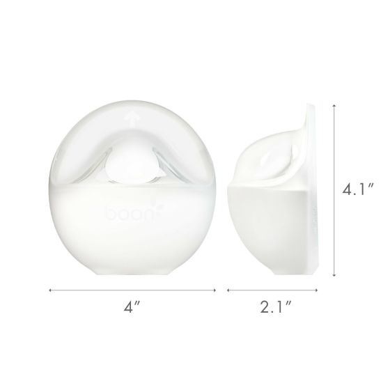 Trove™ 2pk Silicone Passive Breast Pump With Travel Pouch - Boon