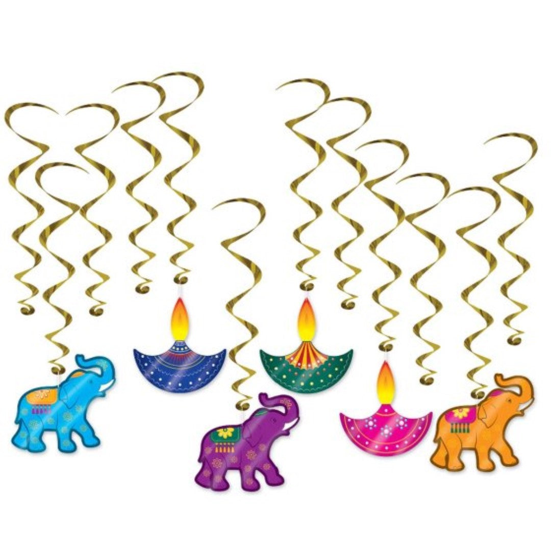 Beistle Diwali Whirls - Pack of 12