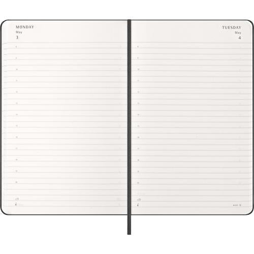 2027 Moleskine Daily Hardcover Large Black 12-Month Diary