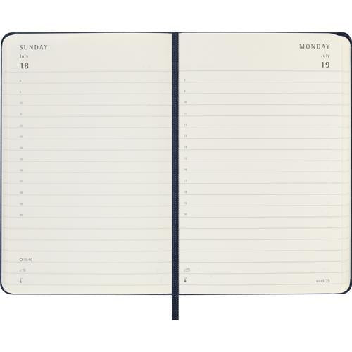2027 Moleskine Daily Hardcover Pocket Sapphire Blue 12-Month Diary