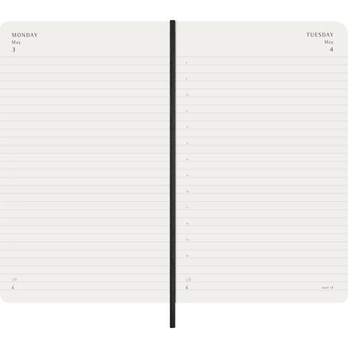 2027 Moleskine Daily Softcover Large Black 12-Month Diary