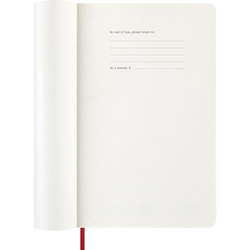 2027 Moleskine Daily Softcover Large Scarlet Red 12-Month Diary
