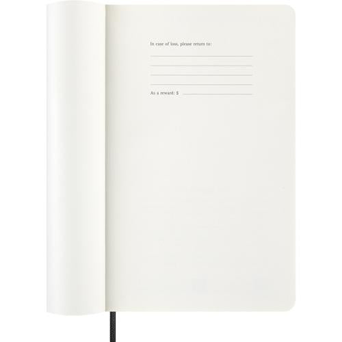 2027 Moleskine Monthly Softcover Large Black 12-Month Diary