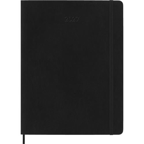 2027 Moleskine Monthly Softcover XL Black 12-Month Diary