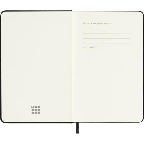 2027 Moleskine Weekly With Notes Hardcover Pocket Black 12-Month Diary