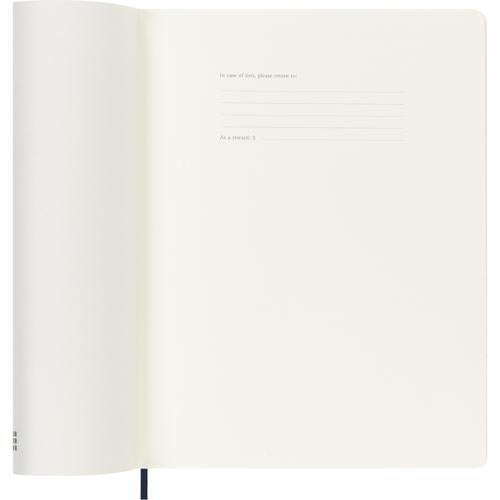 2027 Moleskine Weekly With Notes Softcover XL Sapphire Blue 12-Month Diary