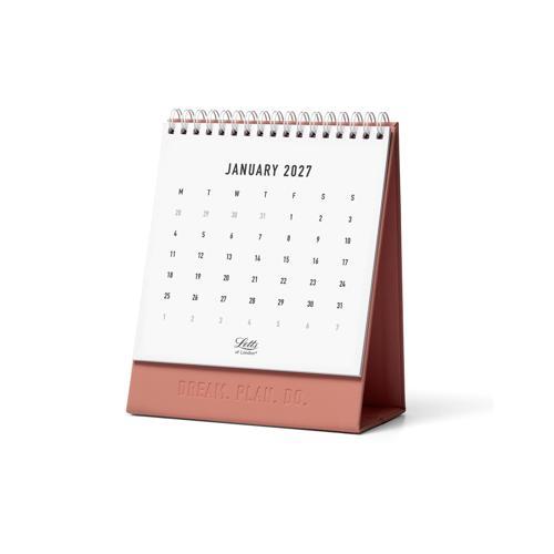 2027 Conscious Desk Calendar 150x180mm Clay - Letts of London