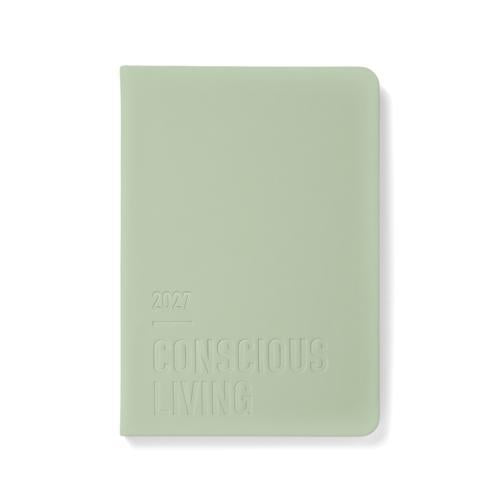 2027 Conscious A5 Week to View Sage Weekly Diary - Letts of London