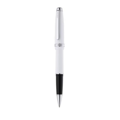 Rollerball Pen - Cross Lume White with Chrome Trim