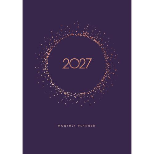 2027 A4 Monthly Planner Geometric - Collins