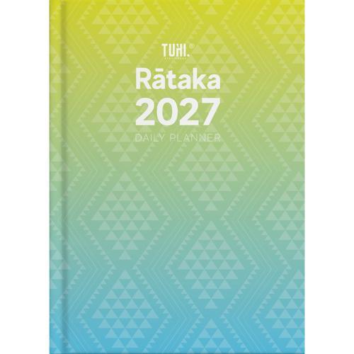 2027 Tuhi A41 Day Per Page Rataka Taniko Diary