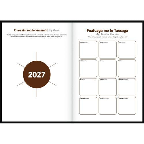 2027 Tusi B51 Day Per Page Samoan Fuafuaga Diary