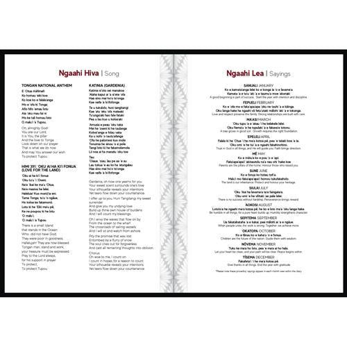 2027 Tusi B51 Day Per Page Tongan Palani Faka'aho Diary