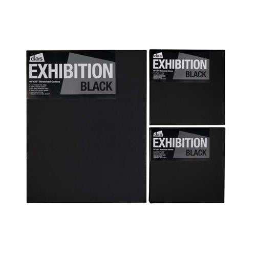 Exhibition Canvas 8x16in 1.5in Deep Black - DAS
