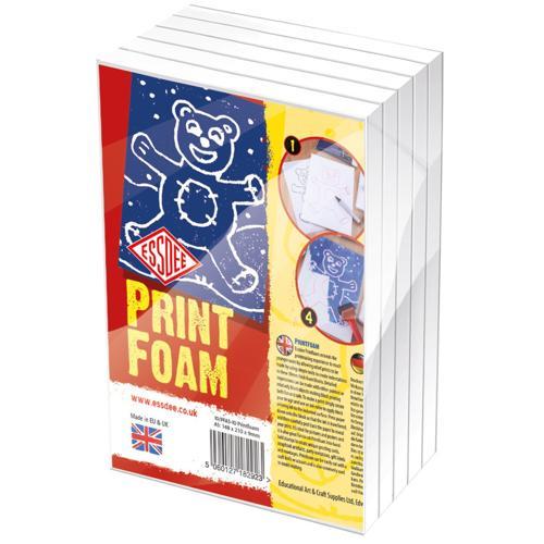 Printmaking Foam Sheets A5 5 Pack - Essdee