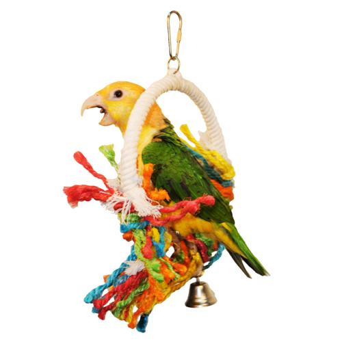 Bird Toy - Medium Rope Preening Swing 28x20cm