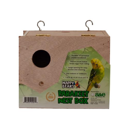 Parakeet Nest Box 20cm