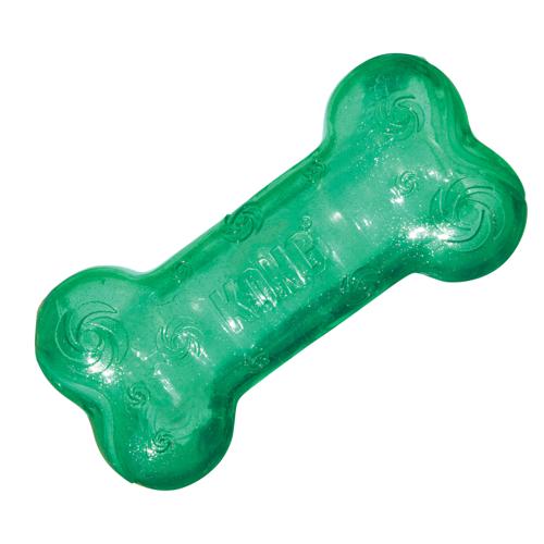 Dog Toy - KONG Squeezz Crackle Bone Large