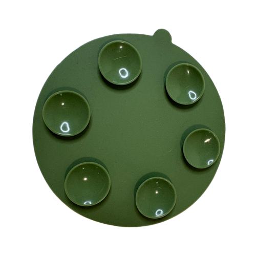 Dog - Slow Feeder Insert Olive Wave 15cm
