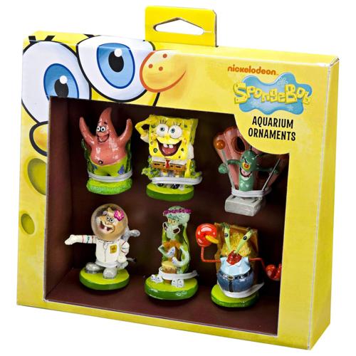 Aquatic Ornament - SpongeBob Mini 6pk