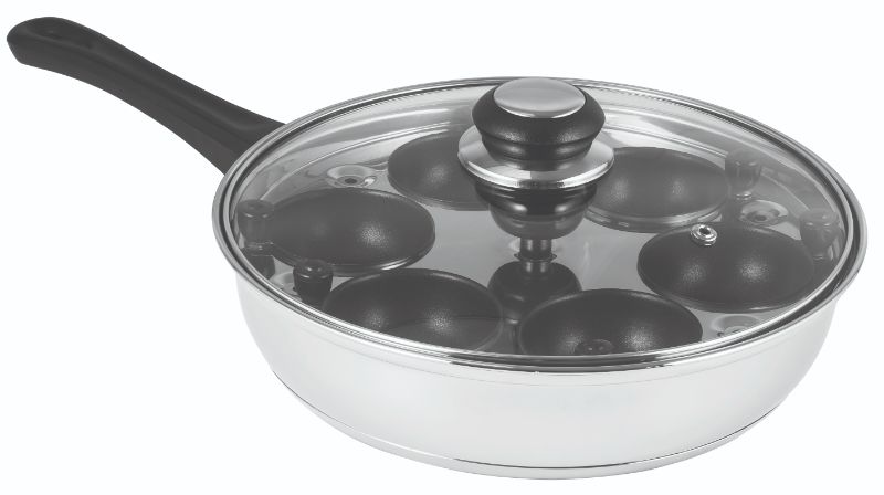 Avanti 6 Egg Poacher 24cm Non Stick Cups