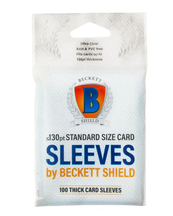 Beckett Shield: Card Sleeves Standard Size Thick