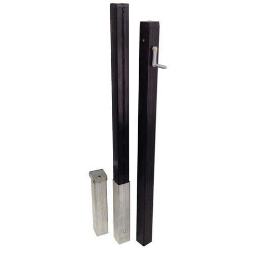 Alloy Square Tennis Posts (pair)