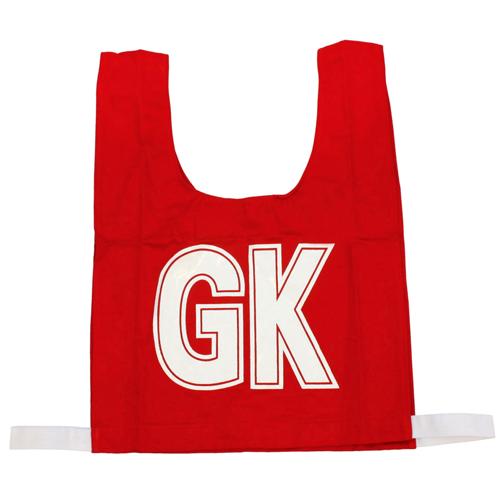 Elastic Senior Bibs – Red/White