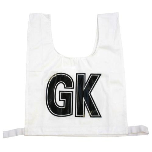 Elastic Senior Bibs – White/Black