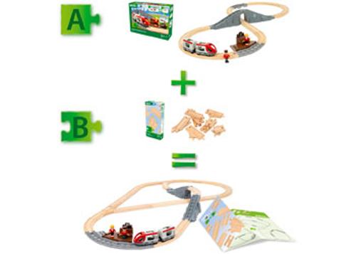 BRIO - Starter Track Pack 12 pieces