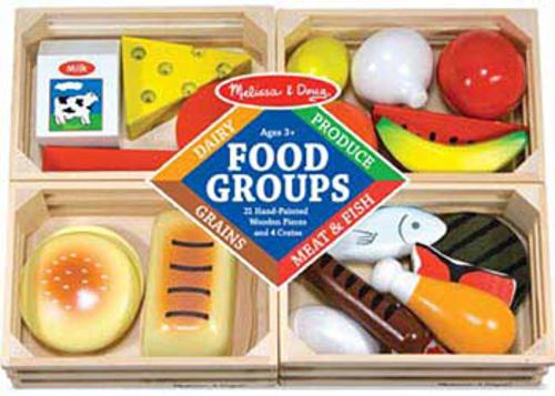 Melissa & Doug - Wooden Food Groups