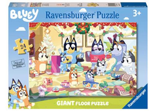 Ravensburger Bluey Christmas Giant Floor Puzzle 24 Pieces