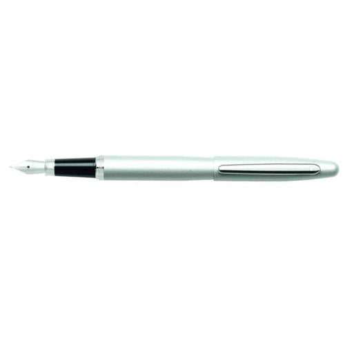 SHEAFFER VFM STROBE SILVER / NICKEL PLATE BALLPOINT PEN