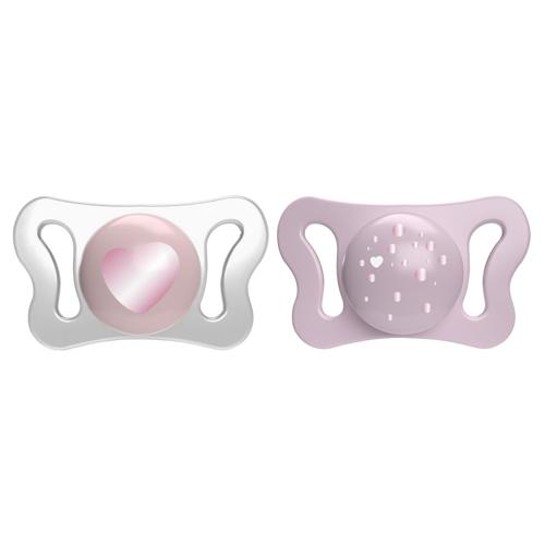 CHICCO SOOTHER:PHYSIO MICRO SIL 0-2M PINK 2PC