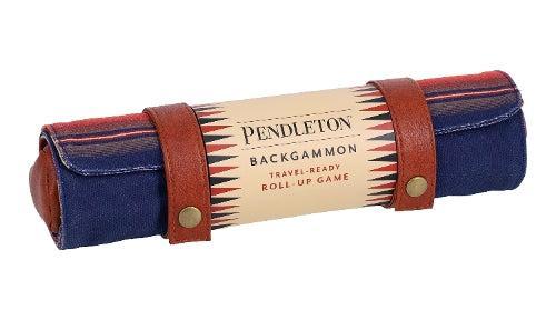 Pendleton Serape Pattern Backgammon Travel-Ready Roll-Up Game