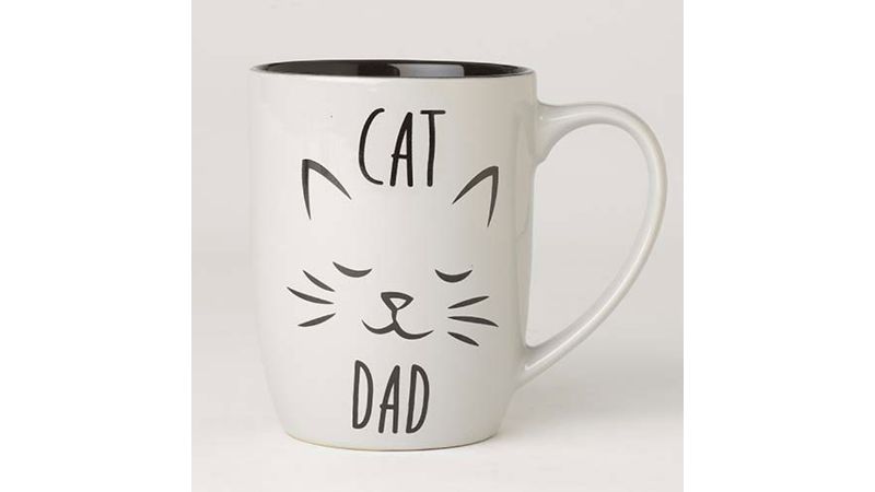 Mug "Cat Dad" Grey