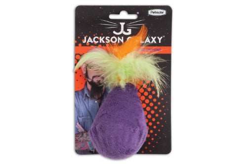 Soft velvet cat toy with wobbling motion that simulates prey, engaging cats for hours of playful activity.