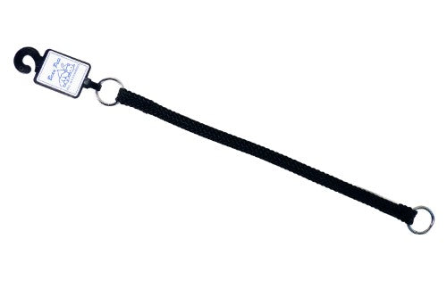 Dog - Collar Choker S/Nylon 10mm x 45cm Black