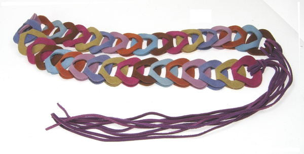 Belt Multicoloured Leather - Smartfox