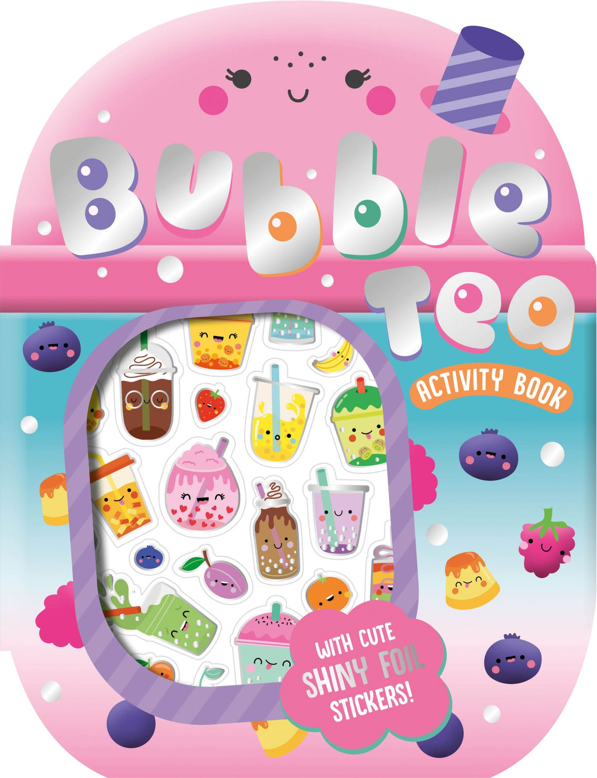 Bubble Tea Activity Book (With Cute Shiny Foil Stickers!)