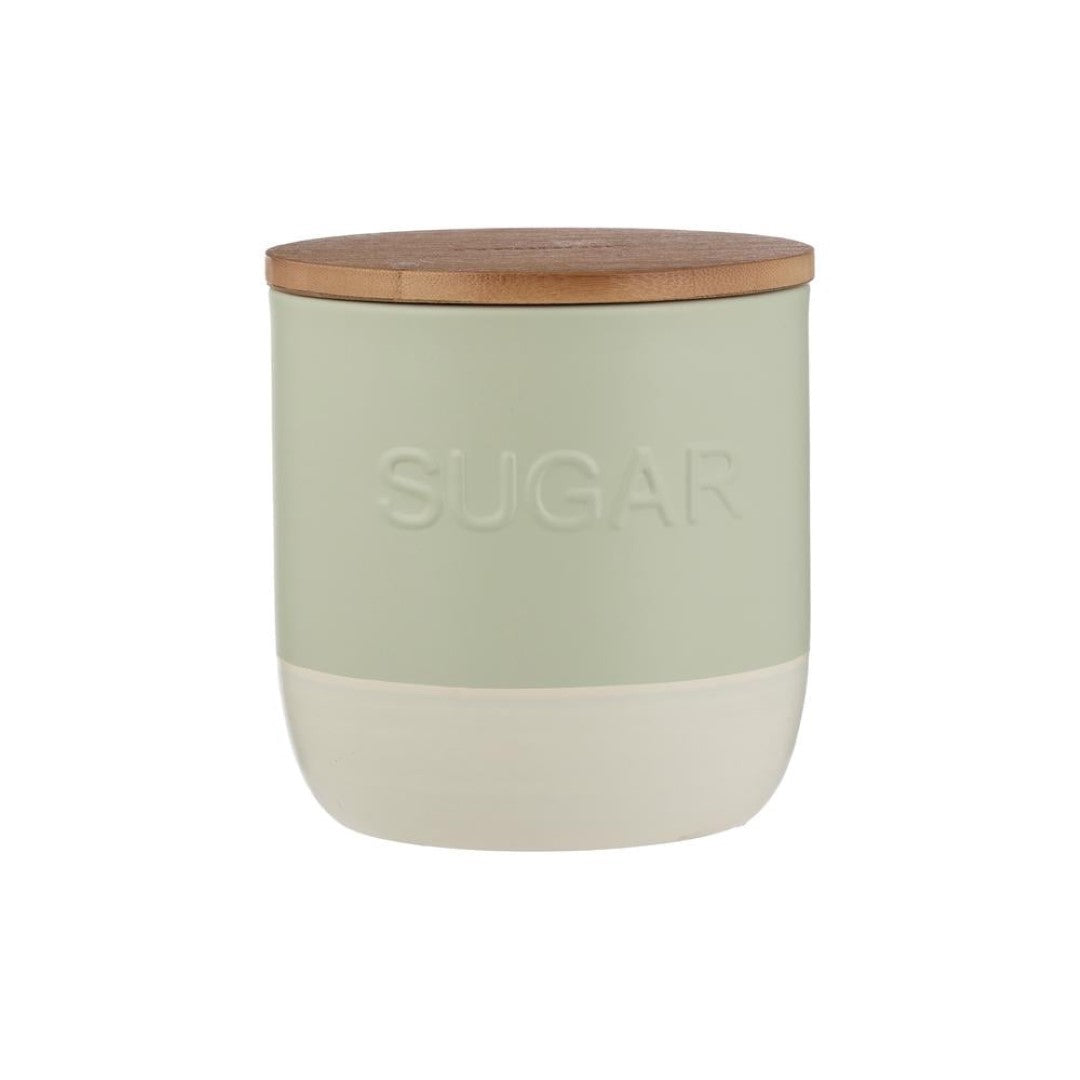 Sugar Canister with Mini Spoon - TYPHOON Oben 1.25L (Green)