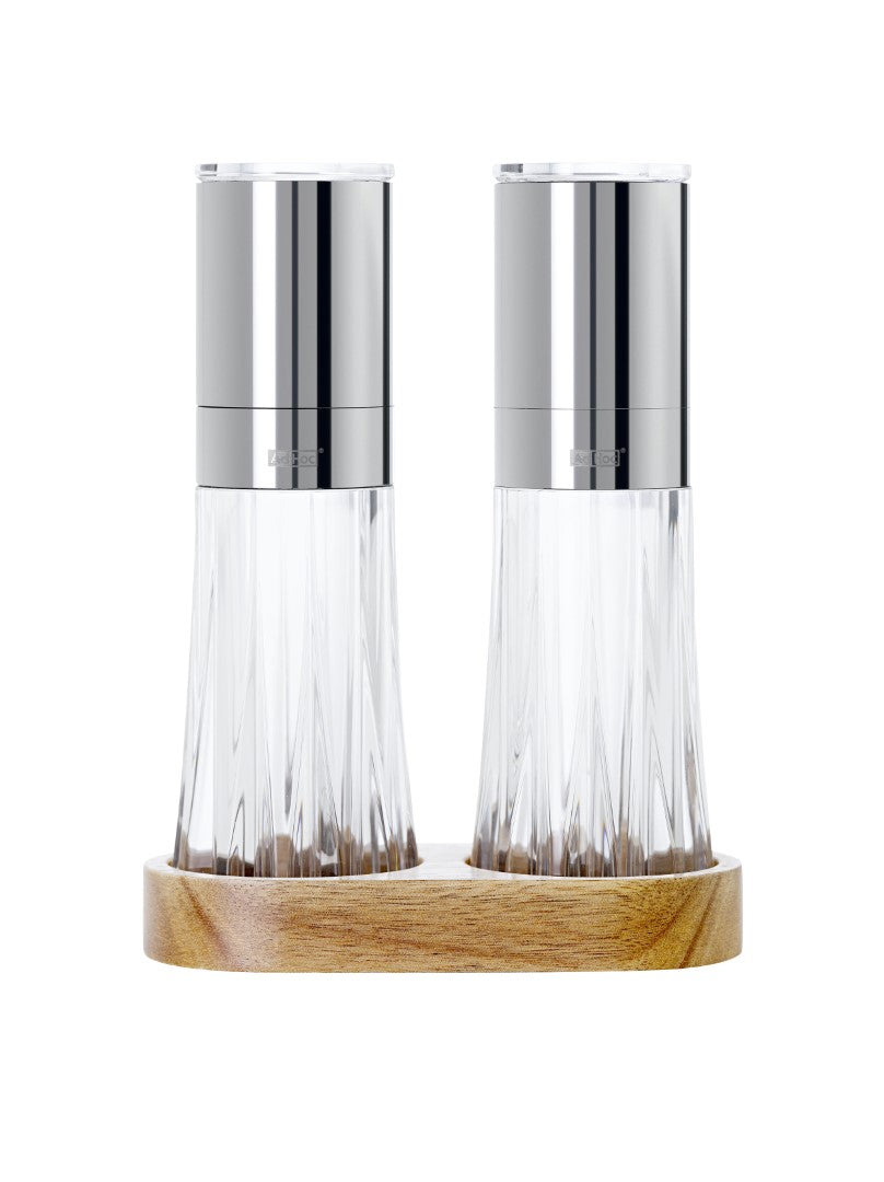 Salt & Pepper Mill Set - Adhoc Menage (17cm)