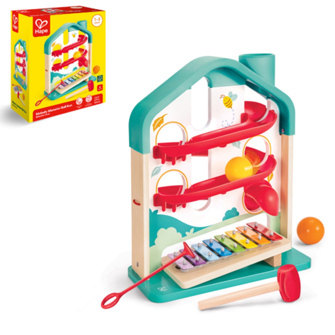 Melody Mansion Ball Run Game - Hape