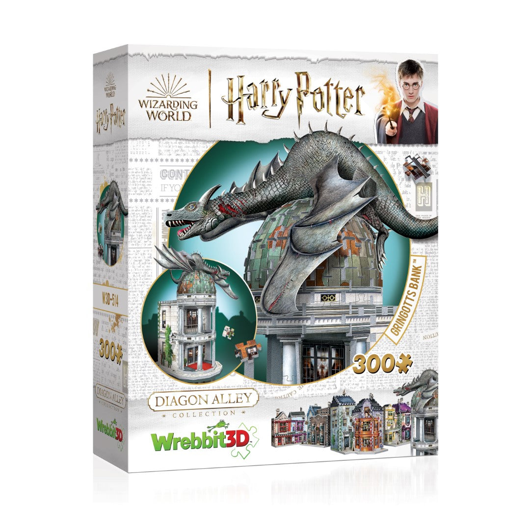 3D Jigsaw Puzzle - WREBBIT3D GRINGOTTS BANK
