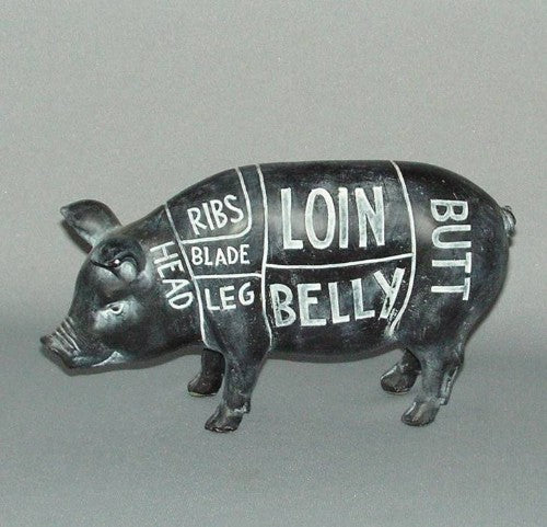 Ornament / Figurine - Pig Meat Cuts