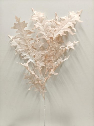 Artificial Dusty Oak Leaf Spray (Pink)