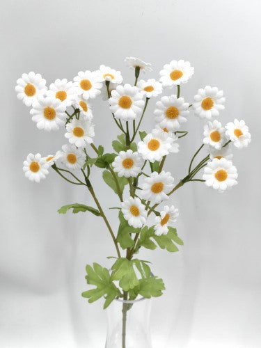 Artificial Mini Wild Daisy Spray X 30 (White)