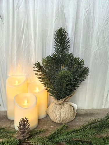 Flameless Candle - Remote Control (Set of 3) 7.5 12.5 15cm)