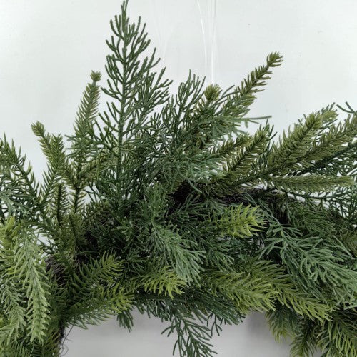 Artificial Real touch Mixed Pine Wreath (24")